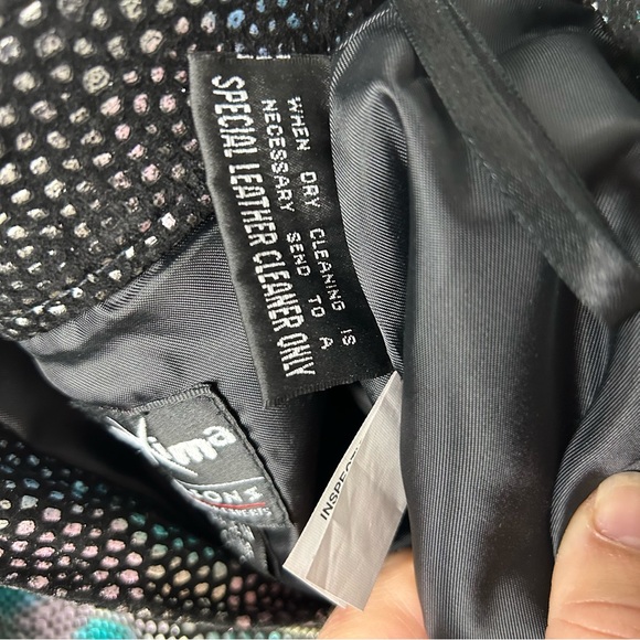 Wilsons Leather Maxima Iridescent Pebble Texture Leather Pants EC SZ4 - Picture 8 of 8